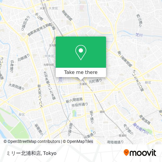 ミリー北浦和店 map