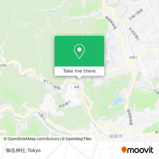 御岳神社 map