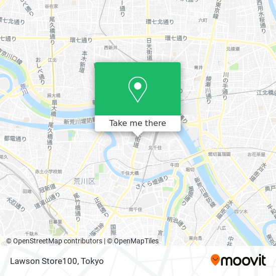 Lawson Store100 map