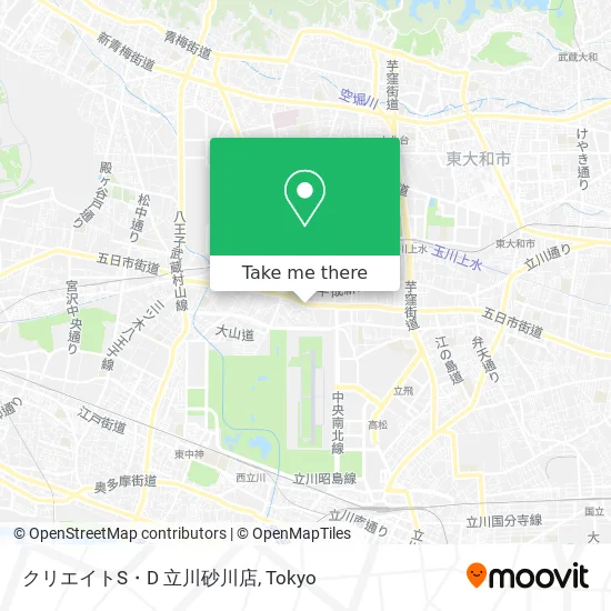 クリエイトS・D 立川砂川店 map