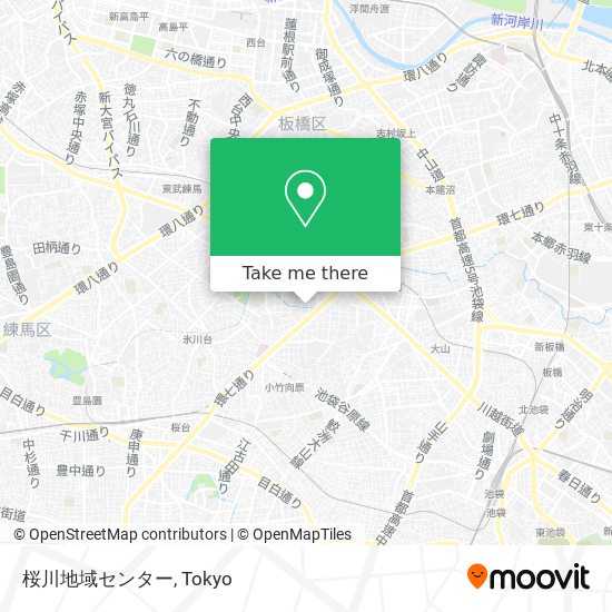 桜川地域センター map