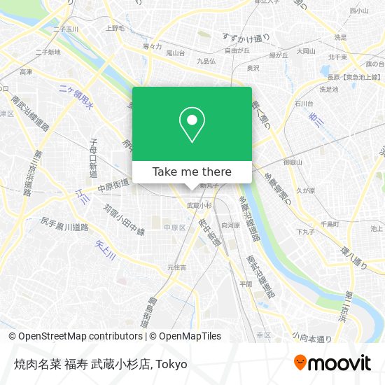 焼肉名菜 福寿 武蔵小杉店 map
