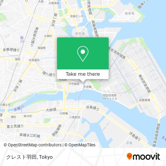 クレスト羽田 map