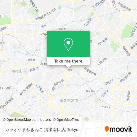 カラオケまねきねこ 清瀬南口店 map