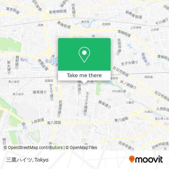 三鷹ハイツ map