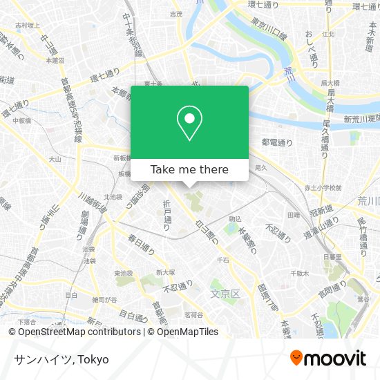 サンハイツ map