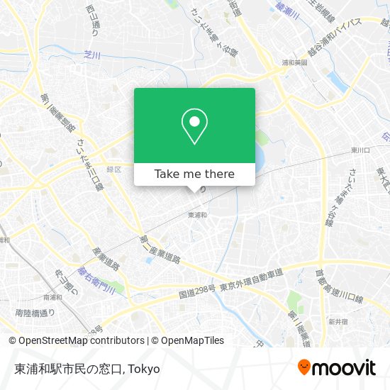 東浦和駅市民の窓口 map