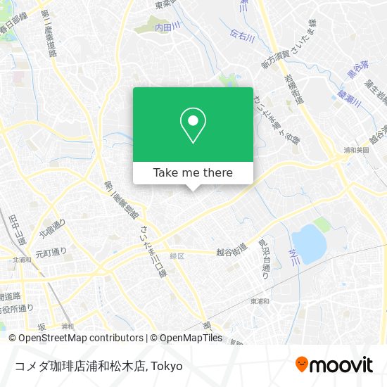 コメダ珈琲店浦和松木店 map