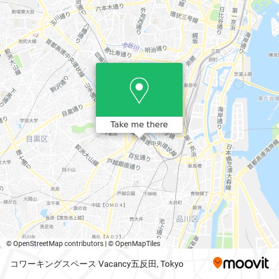 コワーキングスペース Vacancy五反田 map