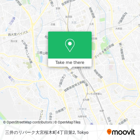三井のリパーク大宮桜木町4丁目第2 map