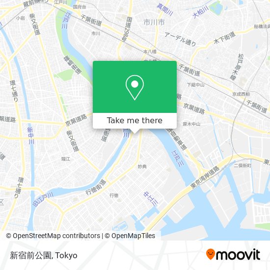 新宿前公園 map