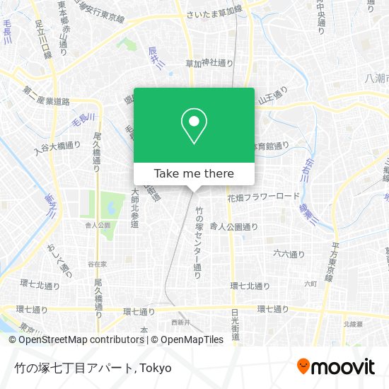 竹の塚七丁目アパート map