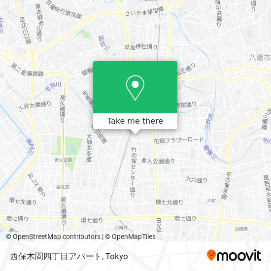 西保木間四丁目アパート map