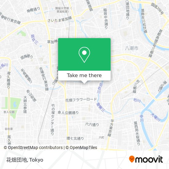花畑団地 map