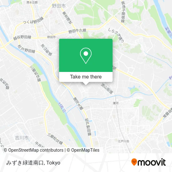 みずき緑道南口 map