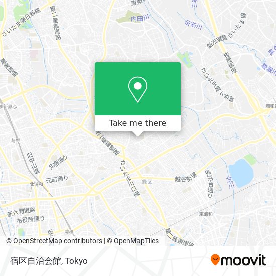 宿区自治会館 map