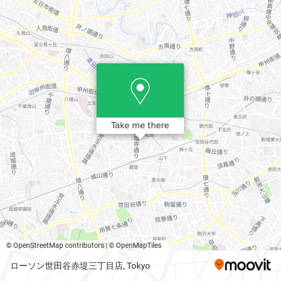 ローソン世田谷赤堤三丁目店 map