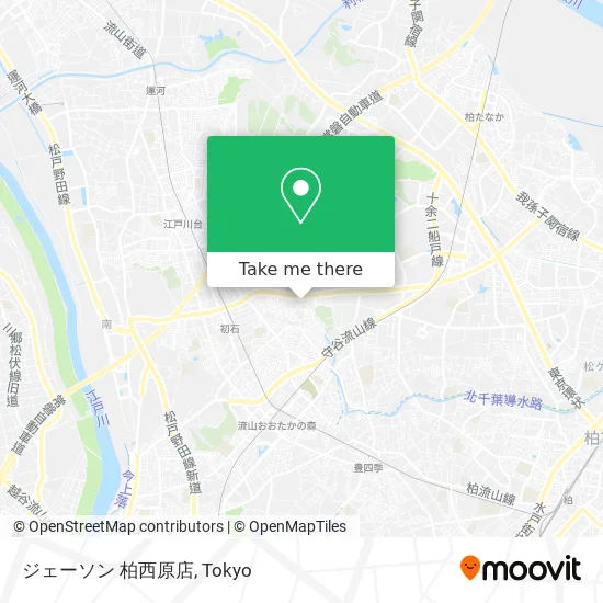 ジェーソン 柏西原店 map