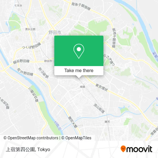 上宿第四公園 map