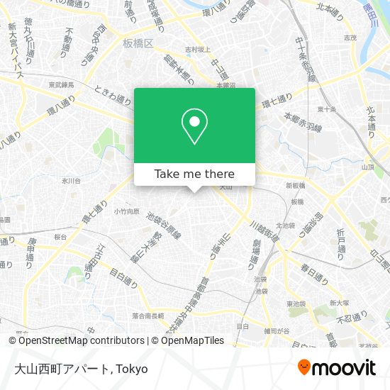 大山西町アパート map