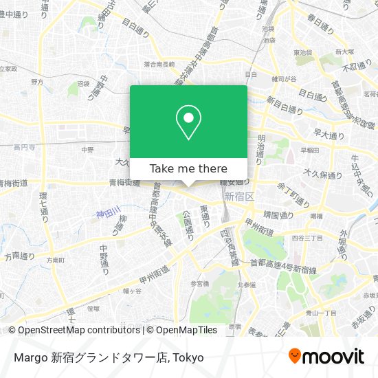 Margo 新宿グランドタワー店 map