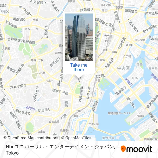 Nbcユニバーサル・エンターテイメントジャパン map
