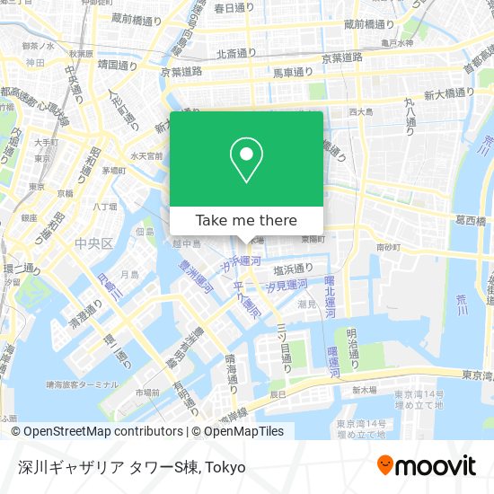 深川ギャザリア タワーS棟 map