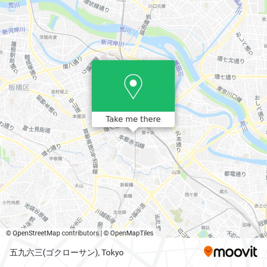 五九六三(ゴクローサン) map