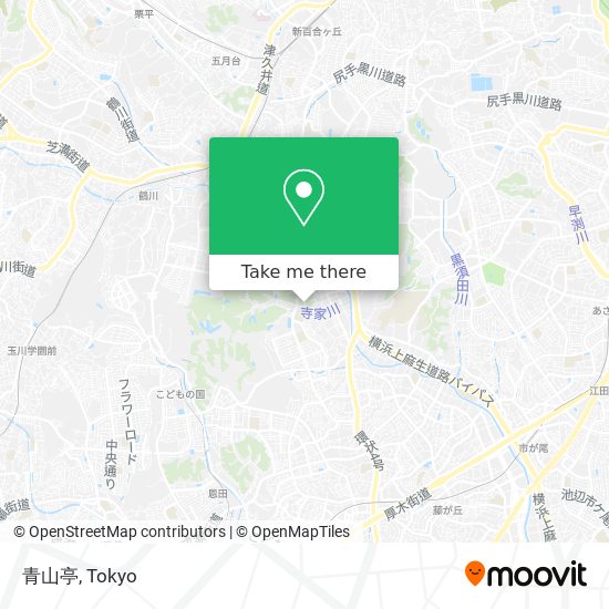 青山亭 map