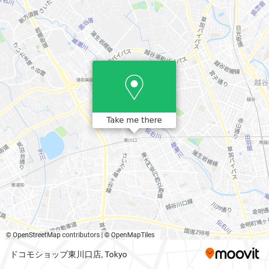 ドコモショップ東川口店 map