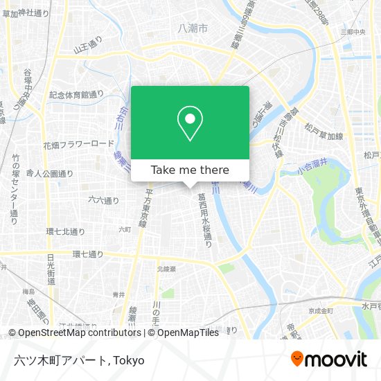 六ツ木町アパート map