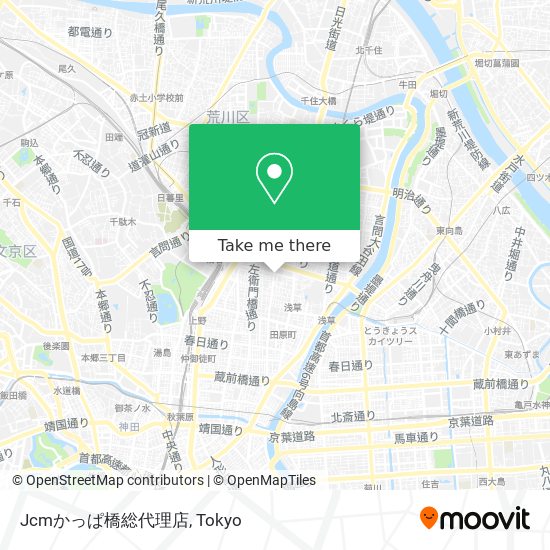 Jcmかっぱ橋総代理店 map
