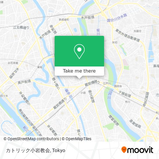 カトリック小岩教会 map