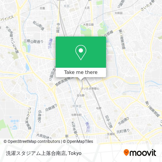 洗濯スタジアム上落合南店 map