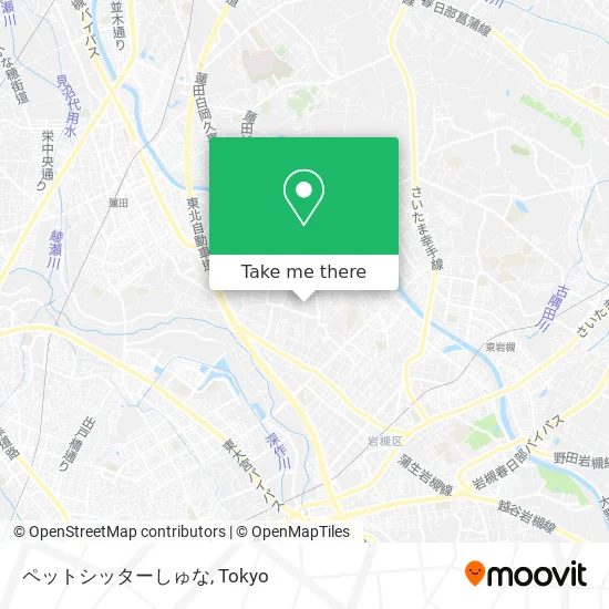 Pet Sitter Shuna map