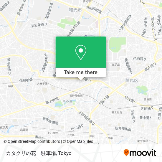 カタクリの花　駐車場 map