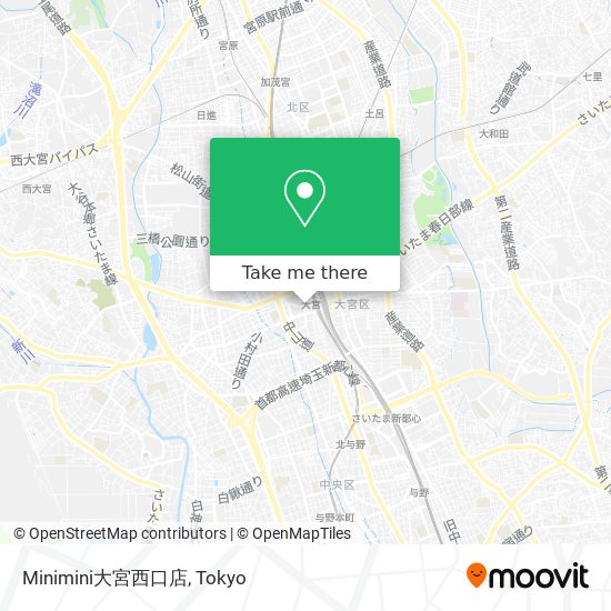 Minimini大宮西口店 map