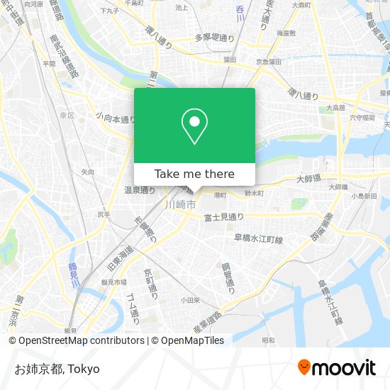 お姉京都 map