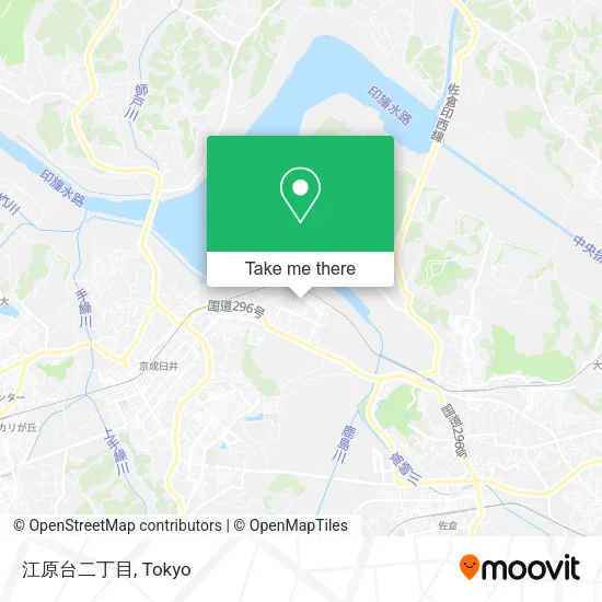 江原台二丁目 map