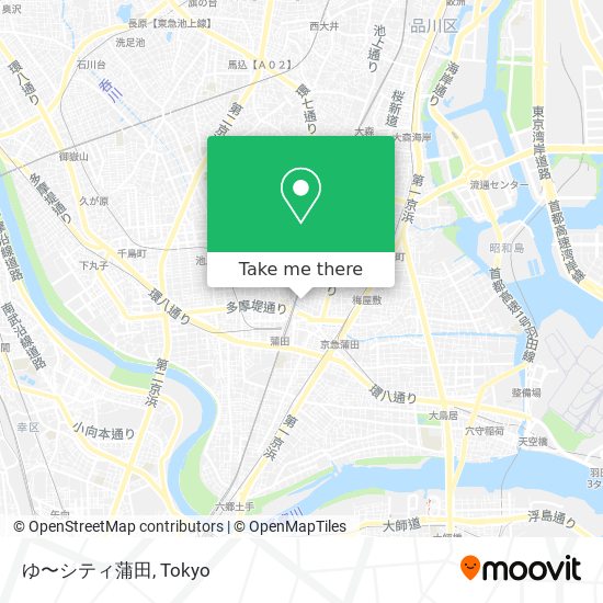 ゆ〜シティ蒲田 map