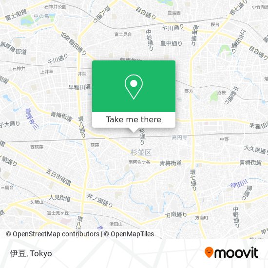 伊豆 map