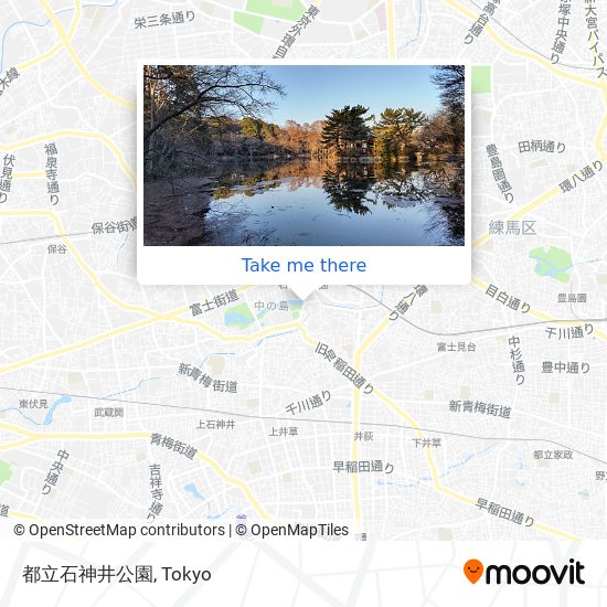 都立石神井公園 map