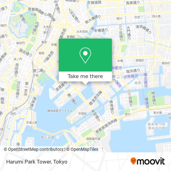 Harumi Park Tower map