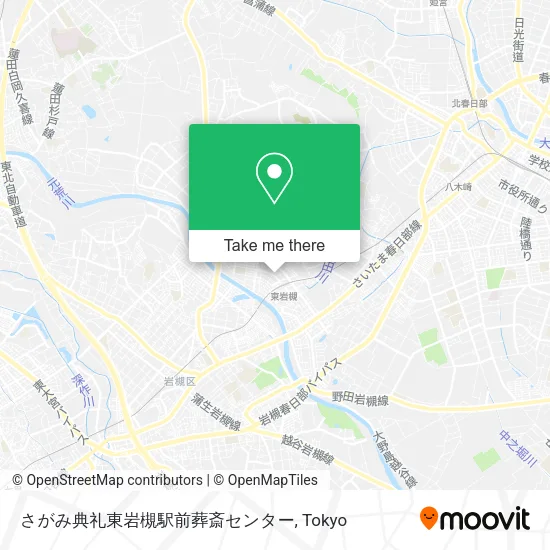 さがみ典礼東岩槻駅前葬斎センター map