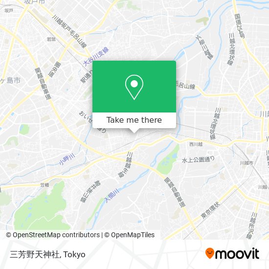 三芳野天神社 map
