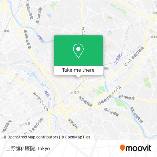 上野歯科医院 map