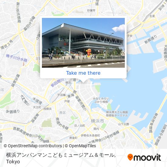 横浜アンパンマンこどもミュージアム＆モール map