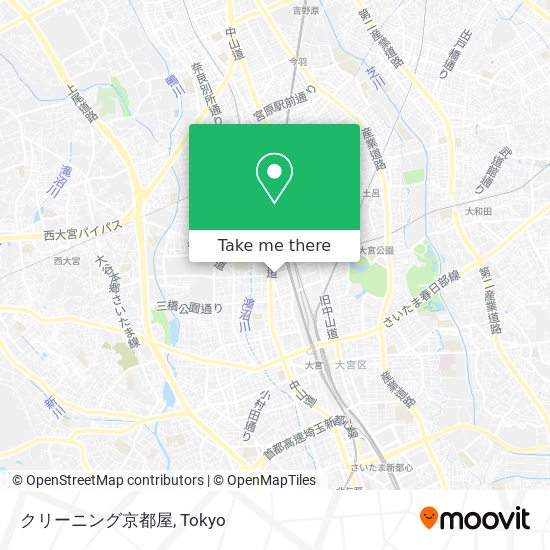 クリーニング京都屋 map