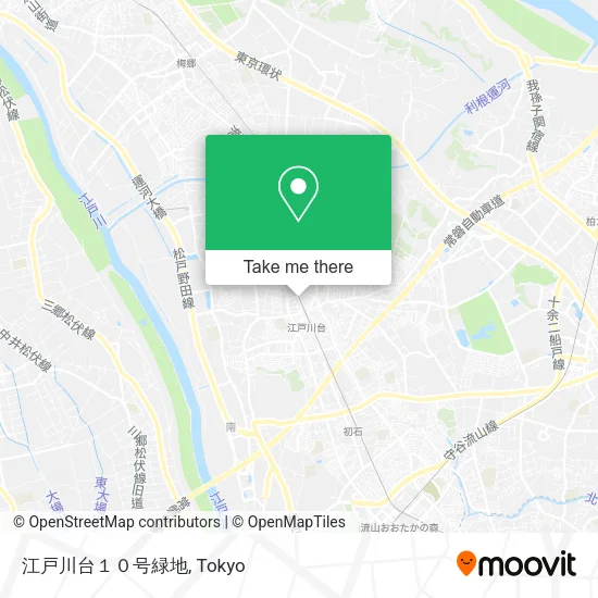 江戸川台１０号緑地 map
