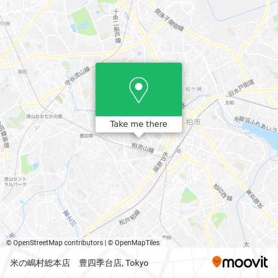 米の嶋村総本店　豊四季台店 map